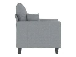 Sillón Gris Claro 60 cm Tela