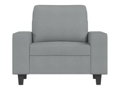 Sillón Gris Claro 60 cm Tela