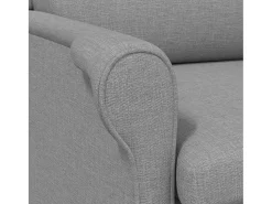 sillón Gris claro 76 x 94 x 102 cm tela