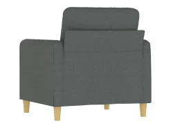 Sillón Gris Oscuro 60 cm Tela