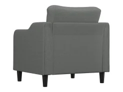Sillón Gris Oscuro 60 cm Tela