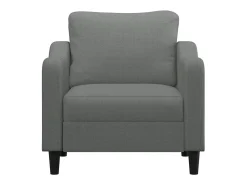 Sillón Gris Oscuro 60 cm Tela