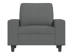 Sillón Gris Oscuro 60 cm Tela