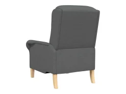 sillón Gris oscuro 76 x 94 x 102 cm tela