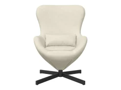 Sillón huevo Crema 63 x 73 x 90 cm Terciopelo
