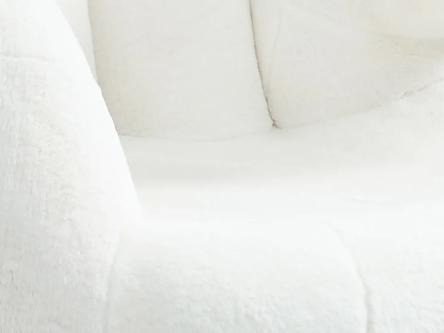 Sillón infantil pivotante con forma de mano CATCHY de piel sintética - 3 colores