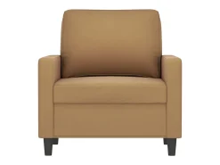 Sillón marrón 60 cm Terciopelo