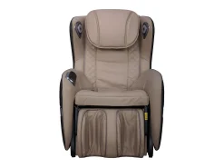 Sillón masaje KASOU piel sintética Bluetooth y LEDs - Sistema gravedad cero - Beige