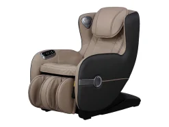Sillón masaje KASOU piel sintética Bluetooth y LEDs - Sistema gravedad cero - Beige