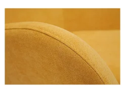 Sillón nórdico tejido efecto terciopelo y madera ESKUA