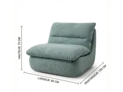 Sillón Nuvia - salvia