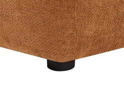 Sillón reclinable en tela texturizada terracota APOLIU