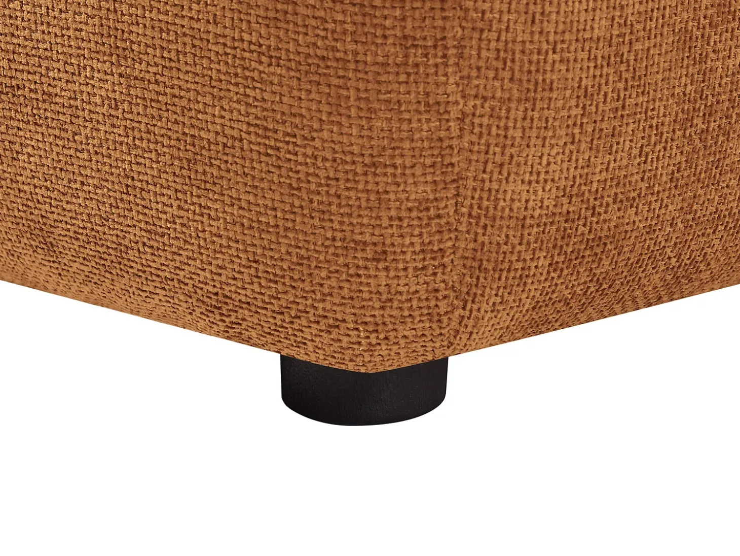 Sillón reclinable en tela texturizada terracota APOLIU