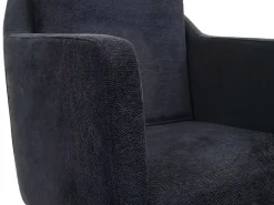 Sillón reclinable MCW-H93a, tela/textil gris oscuro