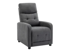 Sillón relax de tela acolchada color gris antracita JARAMILO