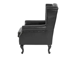Sillón relax Oxford, negro sin otomana