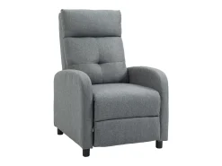 Sillón relax reclinable gris 67x87x98 cm HOMCOM