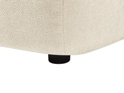 Sillón rinconera avanzado-retroceso en tela texturizada beige APOLIU