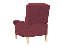 sillón Rojo vino tinto 76 x 94 x 102 cm tela