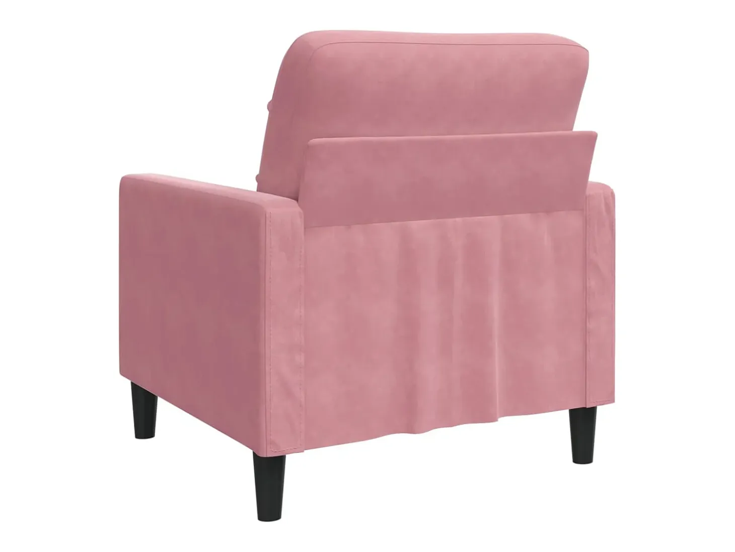 Sillón Rosa 60 cm Terciopelo