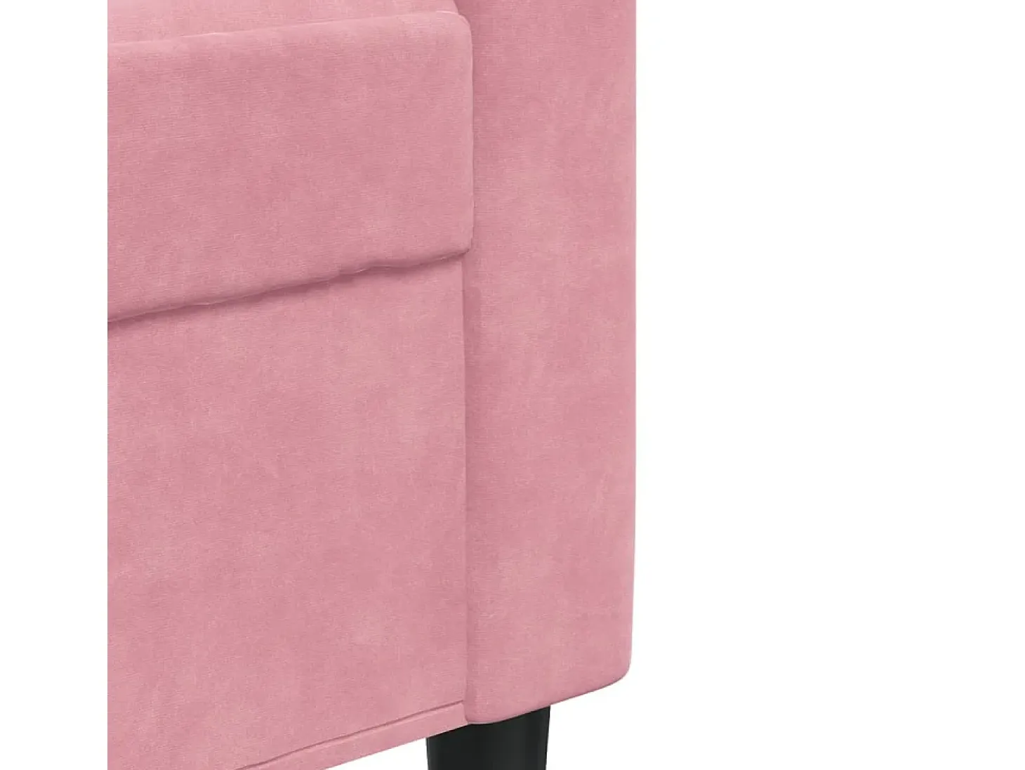 Sillón Rosa 60 cm Terciopelo