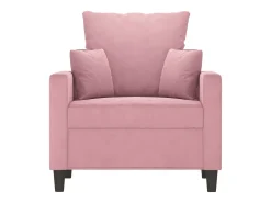Sillón Rosa 60 cm Terciopelo