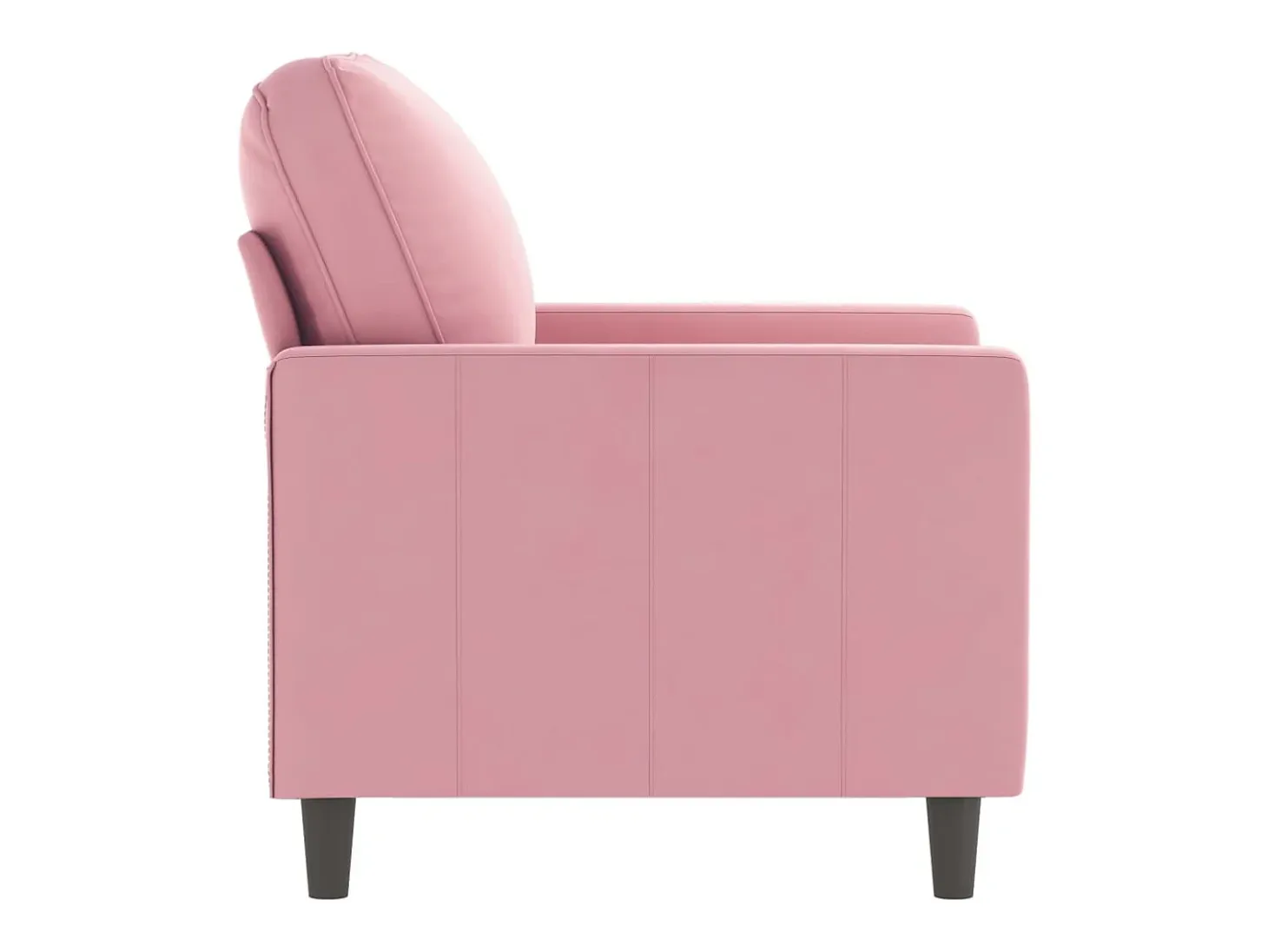 Sillón Rosa 60 cm Terciopelo