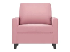 Sillón Rosa 60 cm Terciopelo