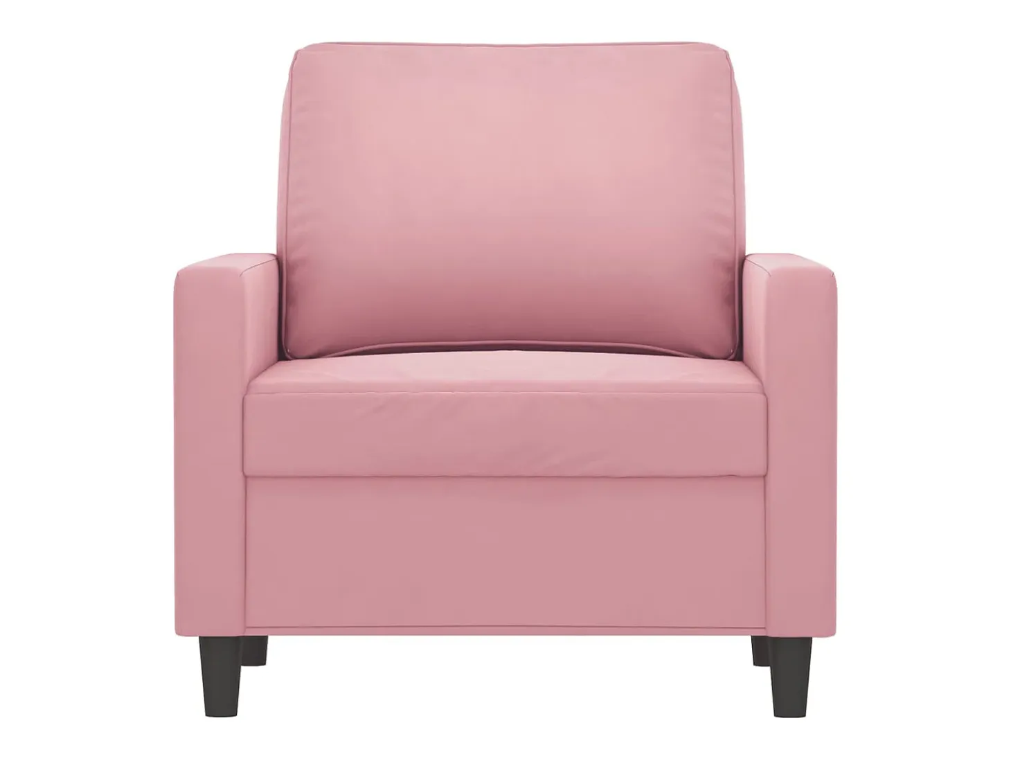 Sillón Rosa 60 cm Terciopelo