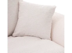 Sillón sencillo con cojín de pana - Beige