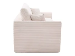 Sillón sencillo con cojín de pana - Beige