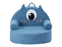 Sillón SucceBuy para Niños Cómodo Estilo Monstruo, Silla Infantil de Espuma con Reposabrazos, Sofá para Niños Pequeños Removible y Lavable, en Esponja 28D
