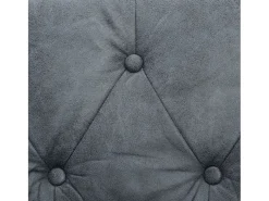 Sillón tapizado de tela gris