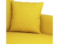 Sillón Tela Amarillo Claro 60 cm