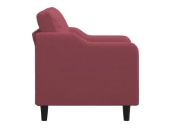 Sillón Tela Rojo Burdeos 60 cm