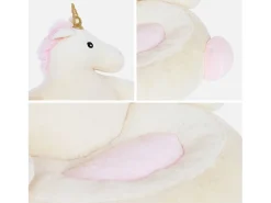 Sillón unicornio para niños rose / blanc