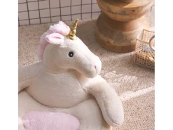 Sillón unicornio para niños rose / blanc