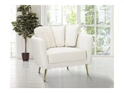 Sillón VKH324, Beige, 88x77x74 cm, Kendra Home