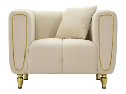 Sillón VKH322, Beige, 81x97x71 cm, Kendra Home