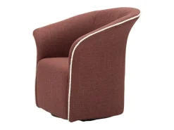 Sillón VKH713, Burdeos, 80x83,5x66 cm, Kendra Home