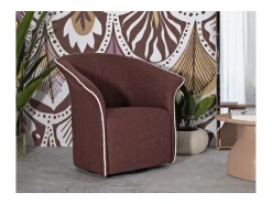 Sillón VKH713, Burdeos, 80x83,5x66 cm, Kendra Home