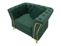 Sillón VKH321, Verde, 104x83x76 cm, Kendra Home