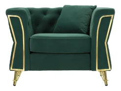 Sillón VKH321, Verde, 104x83x76 cm, Kendra Home