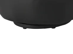 Sillon mano giratorio de piel sintetica en negro CATCHY