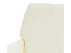 Silvenn Sillón de terciopelo crema 62x79x79 cm