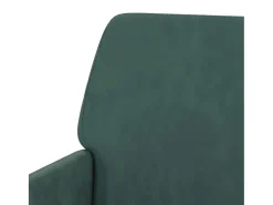 Silvenn Sillón de terciopelo verde oscuro 62x79x79 cm