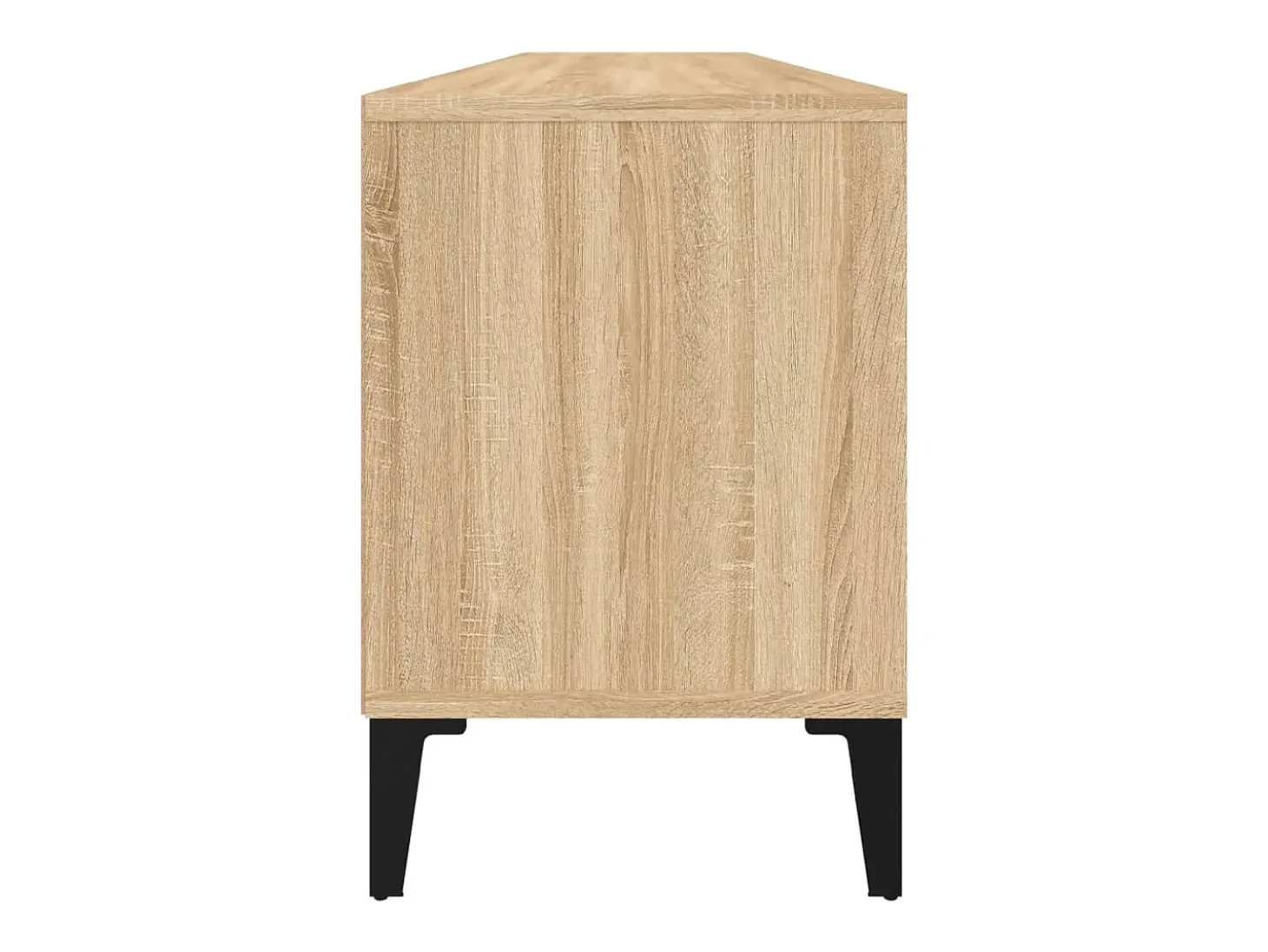 Simon-Pierre Mueble de TV madera contrachapada roble Sonoma 150x30x44,5 cm