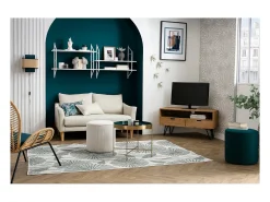 Sofá 2 plazas beige KATE