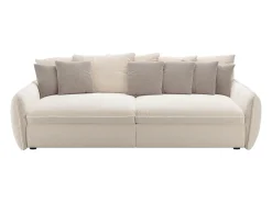 Sofá 4 plazas confort asiento profundo en chenilla beige GIANOLA de Maison Céphy