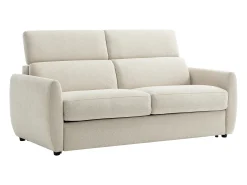 Sofá 3 plazas convertible express en tejido beige SOVALI